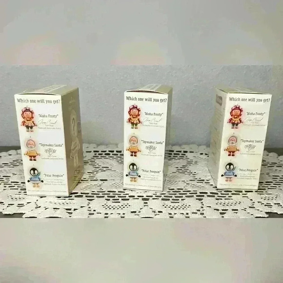 Hallmark Keepsake NEW 2011 set of 3 “Frosty” Mystery Christmas Ornaments - Picture 5 of 5